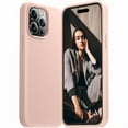 thumbnail image 1 of Entronix Silicone Case Designed for Apple iPhone 16 Pro Liquid Silicone Case, Shockproof Slim Case Built for Apple iPhone 16 Pro, Rose Gold, 1 of 5