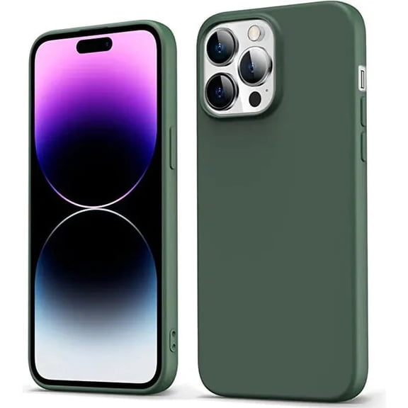 Entronix Silicone Case Designed for Apple iPhone 16 Pro Max Liquid Silicone Case, Shockproof Slim Case Built for Apple iPhone 16 Pro Max, Green