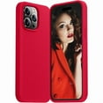 thumbnail image 1 of Entronix Silicone Case Designed for Apple iPhone 16 Pro Max Liquid Silicone Case, Shockproof Slim Case Built for Apple iPhone 16 Pro Max, Red, 1 of 5