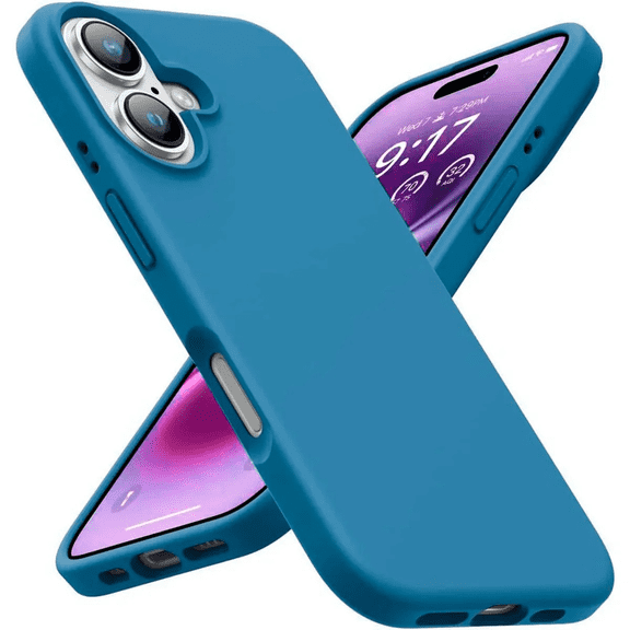 Entronix Silicone Case designed for iPhone 17 Liquid Silicone Case, Aqua