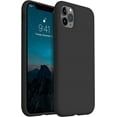 thumbnail image 1 of Entronix Silicone Soft Case Designed for iPhone 11 Pro Shockproof Durable Slim Fit, Black, 1 of 6