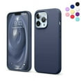 thumbnail image 1 of Designed for iPhone 13 Pro Silicone Case, Protection Shockproof Dustproof Anti-Scratch Phone Case Cover for iPhone 13 Pro, Liquid Silicone Phone Case (Navy), 1 of 6