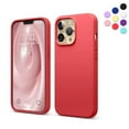 thumbnail image 1 of Entronix Silicone Soft Case Designed for iPhone 13 Pro Shockproof Durable Slim Fit, Red, 1 of 8