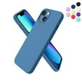 thumbnail image 1 of Entronix Silicone Soft Case Designed for iPhone 13 Shockproof Durable Slim Fit, Aqua, 1 of 6