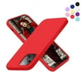 thumbnail image 1 of Entronix Silicone Soft Case Designed for iPhone 14 Plus Shockproof Durable Slim Fit, Red, 1 of 7