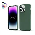 thumbnail image 1 of Entronix Silicone Soft Case Designed for iPhone 14 Pro Max Shockproof Durable Slim Fit, Green, 1 of 7