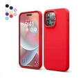 thumbnail image 1 of Entronix Silicone Soft Case Designed for iPhone 14 Pro Max Shockproof Durable Slim Fit, Red, 1 of 7