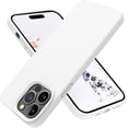 thumbnail image 1 of Entronix Silicone Case Compatible with iPhone 14 Pro Max, Protective Cover, White, 1 of 6