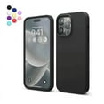 thumbnail image 1 of Entronix Silicone Soft Case Designed for iPhone 14 Pro Shockproof Durable Slim Fit, Black, 1 of 6