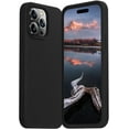 thumbnail image 1 of Entronix Silicone Soft Case Designed for iPhone 15 Pro Shockproof Durable Slim Fit, Black, 1 of 7