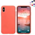 thumbnail image 1 of Entronix Silicone Soft Case Designed for iPhone X/XS Shockproof Durable Slim Fit, Hot Pink, 1 of 5