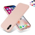 thumbnail image 1 of Entronix Silicone Soft Case Designed for iPhone X/XS Shockproof Durable Slim Fit, Rose Gold, 1 of 7