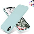 thumbnail image 1 of Entronix Silicone Soft Case Designed for iPhone X/XS Shockproof Durable Slim Fit, Turquoise, 1 of 5