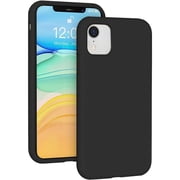Entronix Silicone Case for iPhone XR, Soft-Touch & Slim Protective Cover, Black