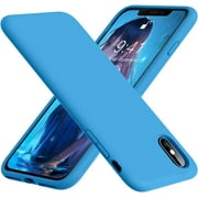 Entronix Silicone Soft Case Designed for iPhone XS Max Shockproof Durable Slim Fit, (Aqua)