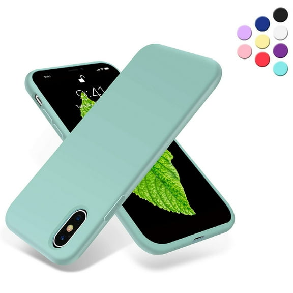 Entronix Silicone Soft Case Designed for iPhone XS Max Shockproof Durable Slim Fit, (Turquoise)