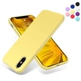 thumbnail image 1 of Entronix Silicone Soft Case Designed for iPhone XS Max Shockproof Durable Slim Fit, (Yellow), 1 of 7