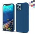thumbnail image 1 of Entronix Silicone Soft Case for iPhone 12 Pro Max Shockproof Durable Slim Fit, Navy, 1 of 6