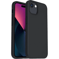 Entronix Silicone Soft Case for iPhone 16e, Anti-Slip Durable Slim Fit Cover, Black