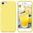 thumbnail image 1 of Entronix Silicone Soft Case for iPhone 8/7, Anti-Slip Durable Slim Fit Cover, Yellow, 1 of 5
