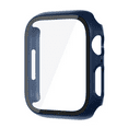 thumbnail image 1 of Entronix Smartwatch Protective Case Compatible with Apple Watch Series 11, 46mm — Snap On Guard Bumper Full Coverage with Built-In Screen Protector, Navy, 1 of 6