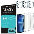 thumbnail image 1 of Entronix Tempered Glass Screen Protector for iPhone 11, 3 Tempered Glass with 3 Camera Glass Lens Cover Flim [Case Friendly][Scratch-Resistant], 1 of 5