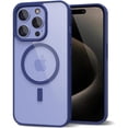 thumbnail image 1 of Entronix Magnetic Clear Case Compatible with iPhone 16 Pro, Soft Edges Transparent Cover, Navy Blue, 1 of 7