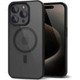 thumbnail image 1 of Entronix Magnetic Clear Case Compatible with iPhone 16 Pro, Soft Edges Transparent Cover, Black, 1 of 7