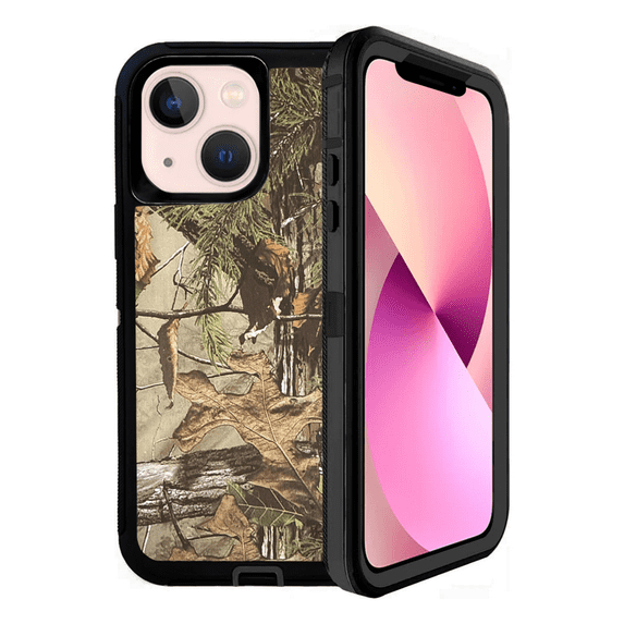 Entronix Heavy Duty Rugged Case for iPhone 13 Mini Shockproof Dustproof Durable Cover, Camo