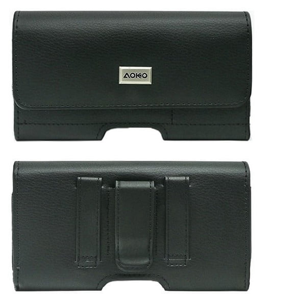 Entronix Universal Phone Pouch, Belt Holster Clip with Built-in ID Card Slot, Small Size, compatible with 5 to 6 inch Devices