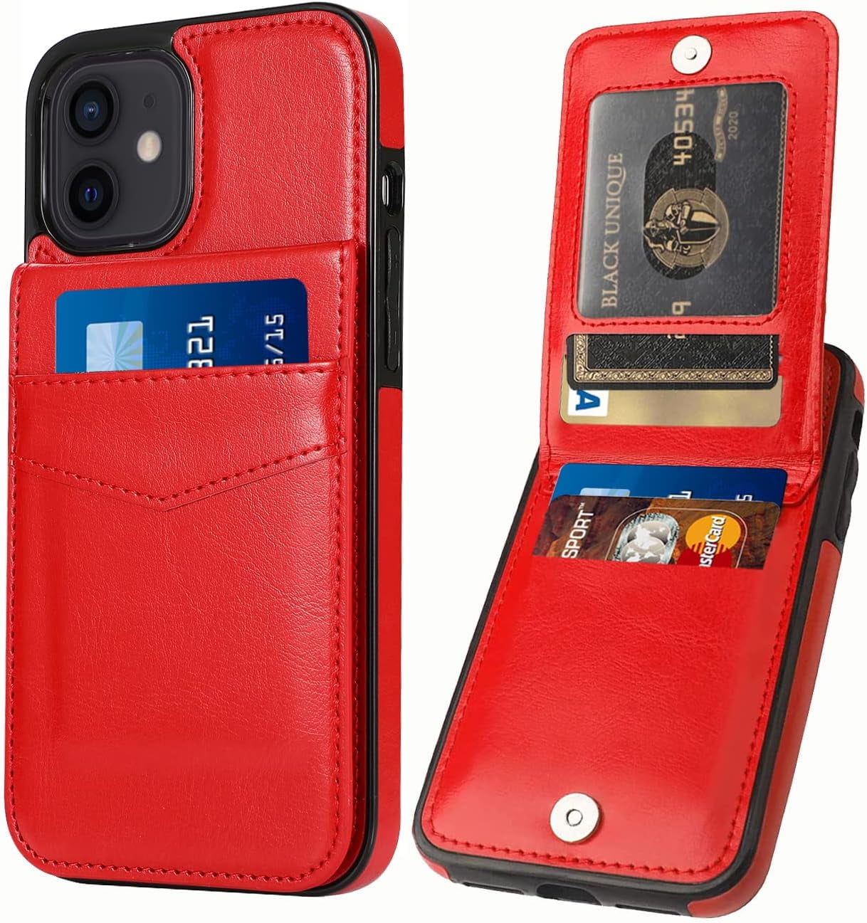 Entronix Wallet Case for Apple iPhone 12 and iPhone 12 Pro Leather Wallet Card Holder Case, Built In Kickstand with 6 Card Slots Holder for Apple iPhone 12 and iPhone 12 Pro, Black - Walmart.com Entronix Wallet Case for Apple iPhone 12 and iPhone 12 Pro Leather Wallet Card Holder Case, Built In Kickstand with 6 Card Slots Holder for Apple iPhone 12 and iPhone 12 Pro, Black - Walmart.com