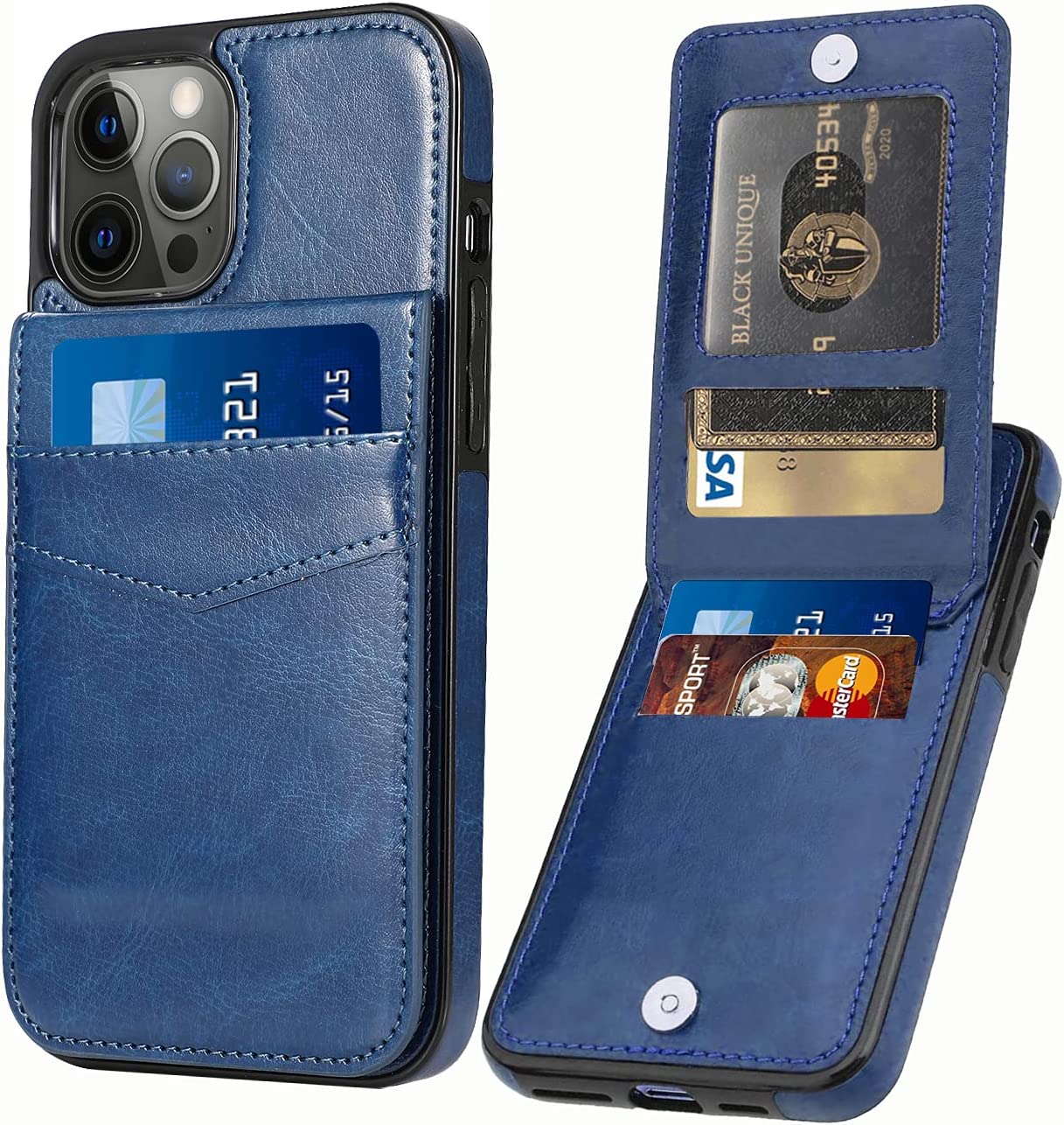 Entronix Wallet Case For Apple IPhone 12 Pro Max Leather Wallet Card Entronix Wallet Case For Apple IPhone 12 Pro Max Leather Wallet Card