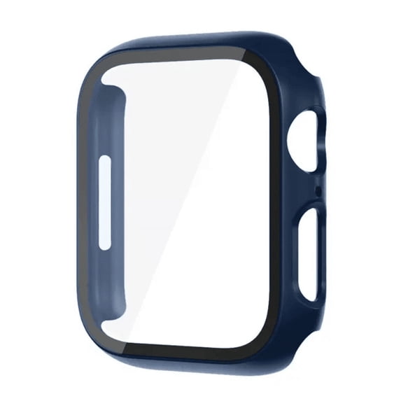 Entronix Watch Case Compatible with Apple Watch Series 10 - 46 MM with Built-in Screen Protector, Navy Blue