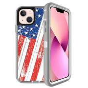 Entronix i13 Heavy Duty Flag Heavy Duty Case Shockproof Back Cover iPhone 13 Case