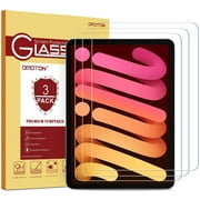 Entronix iPad Mini 6 Tempered Glass Screen Protector, HD Crystal Clear Tempered Glass Film for iPad Mini 6, 3-Pack