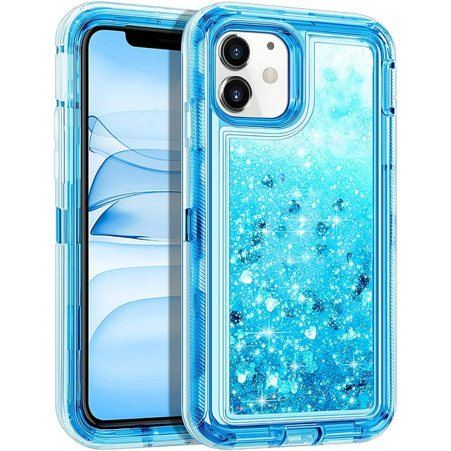 Entronix iPhone 11 Glitter Case, Shockproof, Heavy Duty, for Women