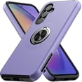 thumbnail image 1 of Entronix iSam A54 Grip Ring Back Cover Cell Phone Case for Samsung Galaxy A54 5G, Purple, 1 of 6