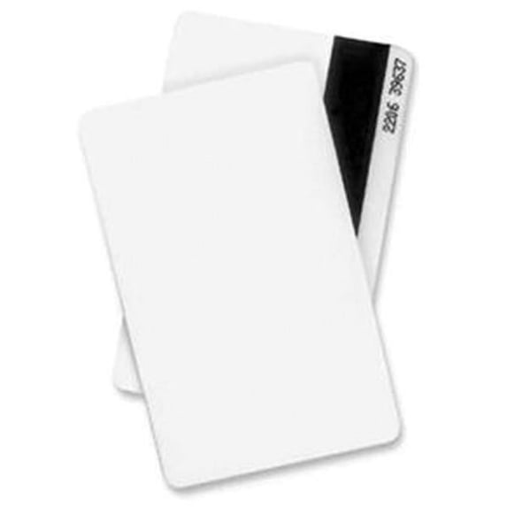 Entrust 718359 CR-80 PVC Graphics Cards with HiCo Magnetic Stripe, White - Case of 500