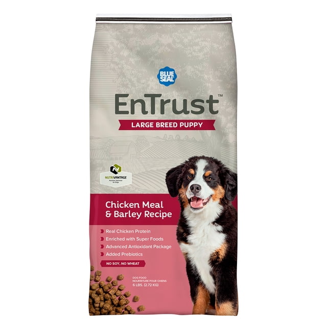 Entrust Premium Large Breed Chicken Meal & Barley Dog Food | High ... - Do Large Breed Dogs Need Protein-Rich Food