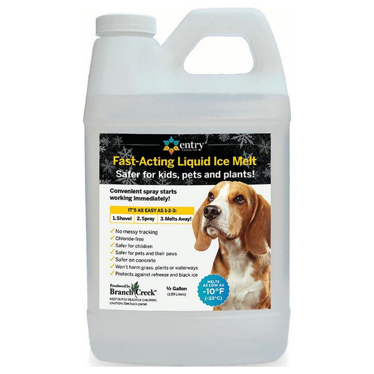 Entry Chloride Free Liquid Snow and Ice Melter (1/2 gal)