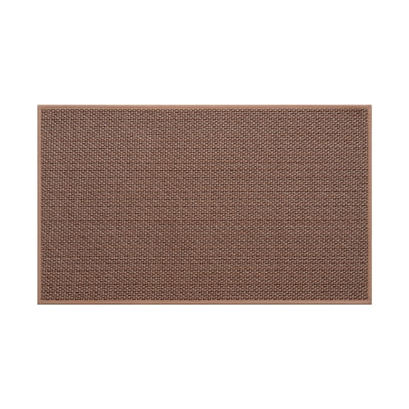 Entry Door Floor Mat Woven Rug | Non-Slip Absorbent TRP Carpet 16"x24" | Durable Dirt Trapper, Easy Clean, Floral Pattern, Indoor Entrance Mat for Home