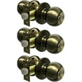 Entry Door Knobs Exterior, Door Knob with Lock and Keys, Locking Door