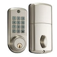 Entry Door Lock Electronic Keypad Deadbolt AutoLocking AntiPeeping