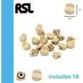 Entry Door Plugs 18pkg for a RSL Frame in Tan