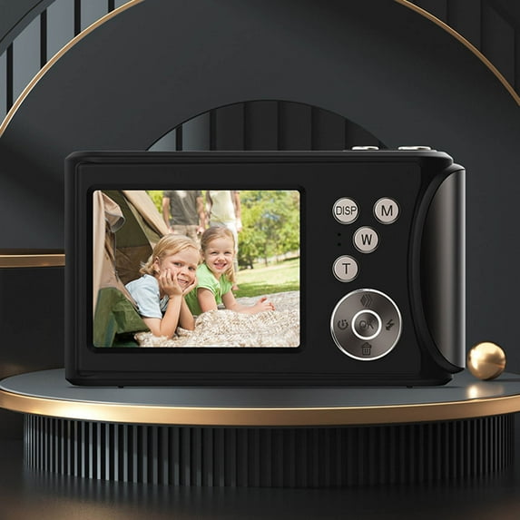 Entry-Level Digital Camera 50MP 18X Zoom 1080P HD LCD Screen Compact Point-and-Shoot with Night Mode Portable Travel Photography Companion(Black)