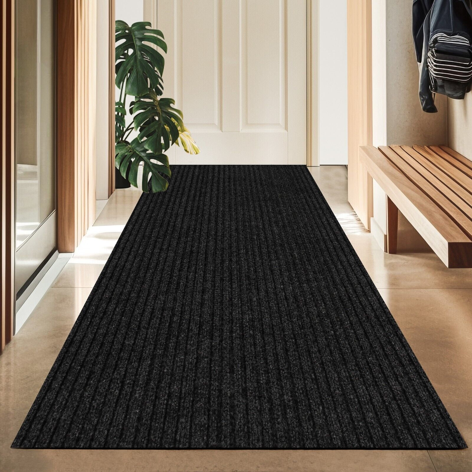 Garage Entry Rug Koloko Outdoor Runner Rug Indoor Non-Slip Long Rugs Custom Size Carpet ...