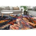 thumbnail image 1 of Entry Rugs, Piano Rugs, African Rug, Jazz Musicians Painting Rug, Outdoor Rugs, Jazz Rugs, Salon Rugs, Luxury Rug, Saloon Rugs, 3.3'x5' - 100x150 cm, 1 of 4