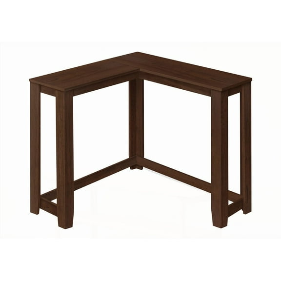 Entry Table with Corner Design & Cherry Finish|Ample Space|Contemporary