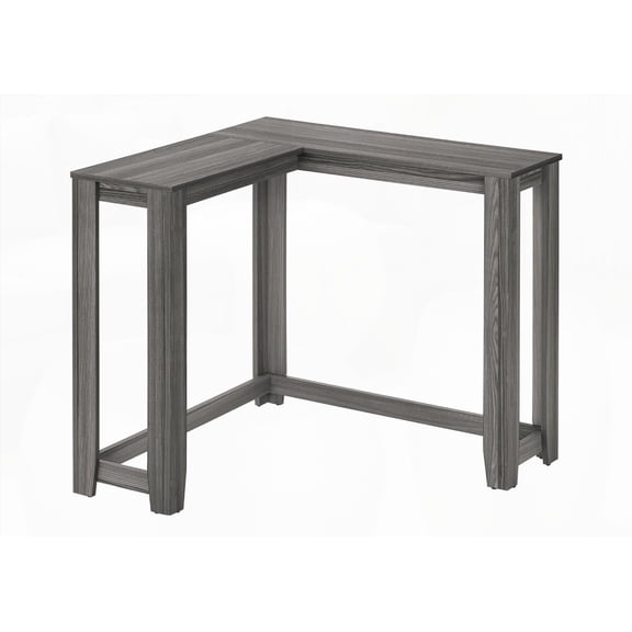 Coffee Table - Grey Laminate, Contemporary Modern for Entryway & Bedroom, Space-Saving
