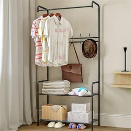 Rustic Wall Mounted Coat Rack 26 Inch Pinewood Entryway Floating Coat Hanger with 5 Dual Hooks and Storage Shelf for Living Room Bathroom Natural Walmart